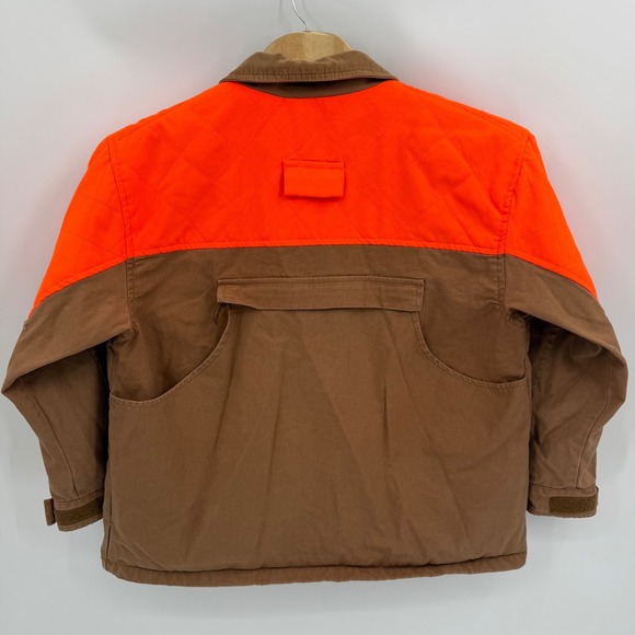 Vtg Woolrich Field Hunting Jacket Large Blaze Orange Heritage Workwear Gorpcore - Picture 2 of 14